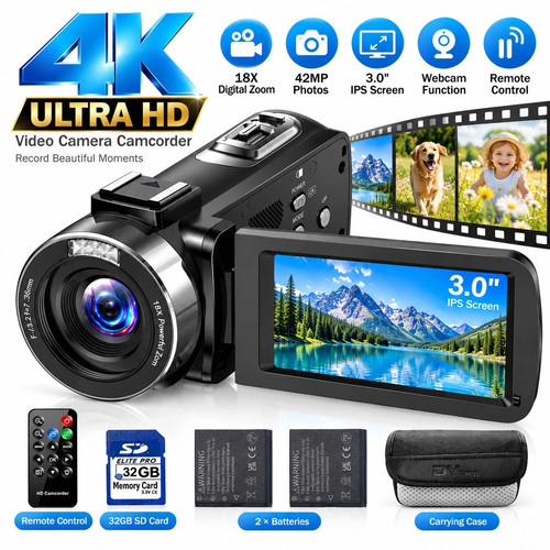Videocamera uhd 42mp - 🔥videocamera,